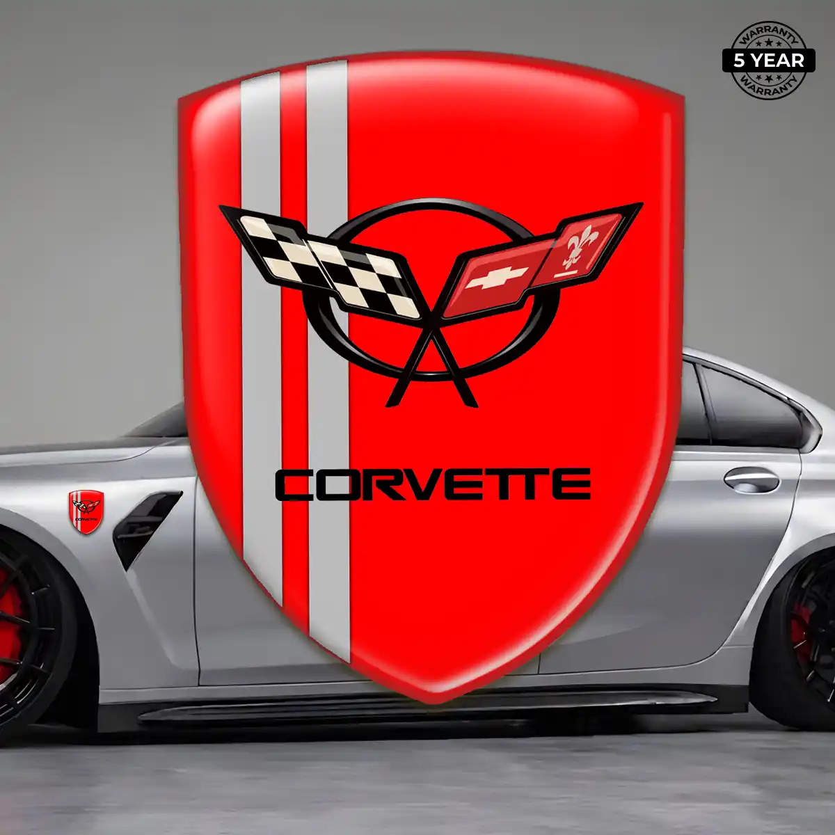 Chevrolet Corvette Sticker Superior Craft