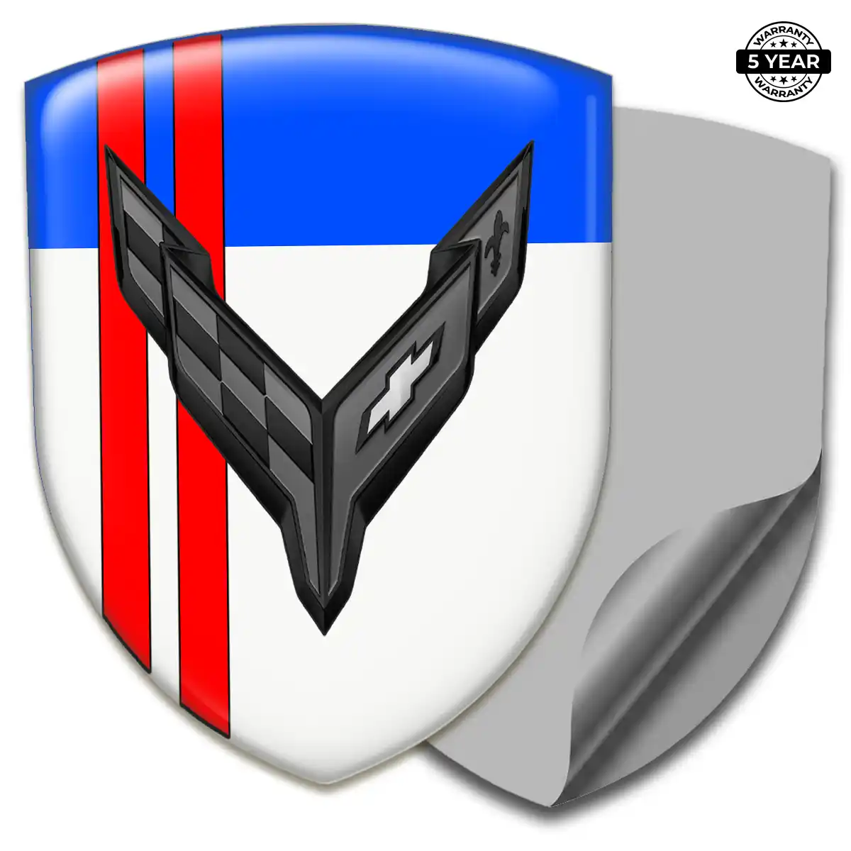 Chevrolet Corvette Vehicle Logo Sticker Prime Quality