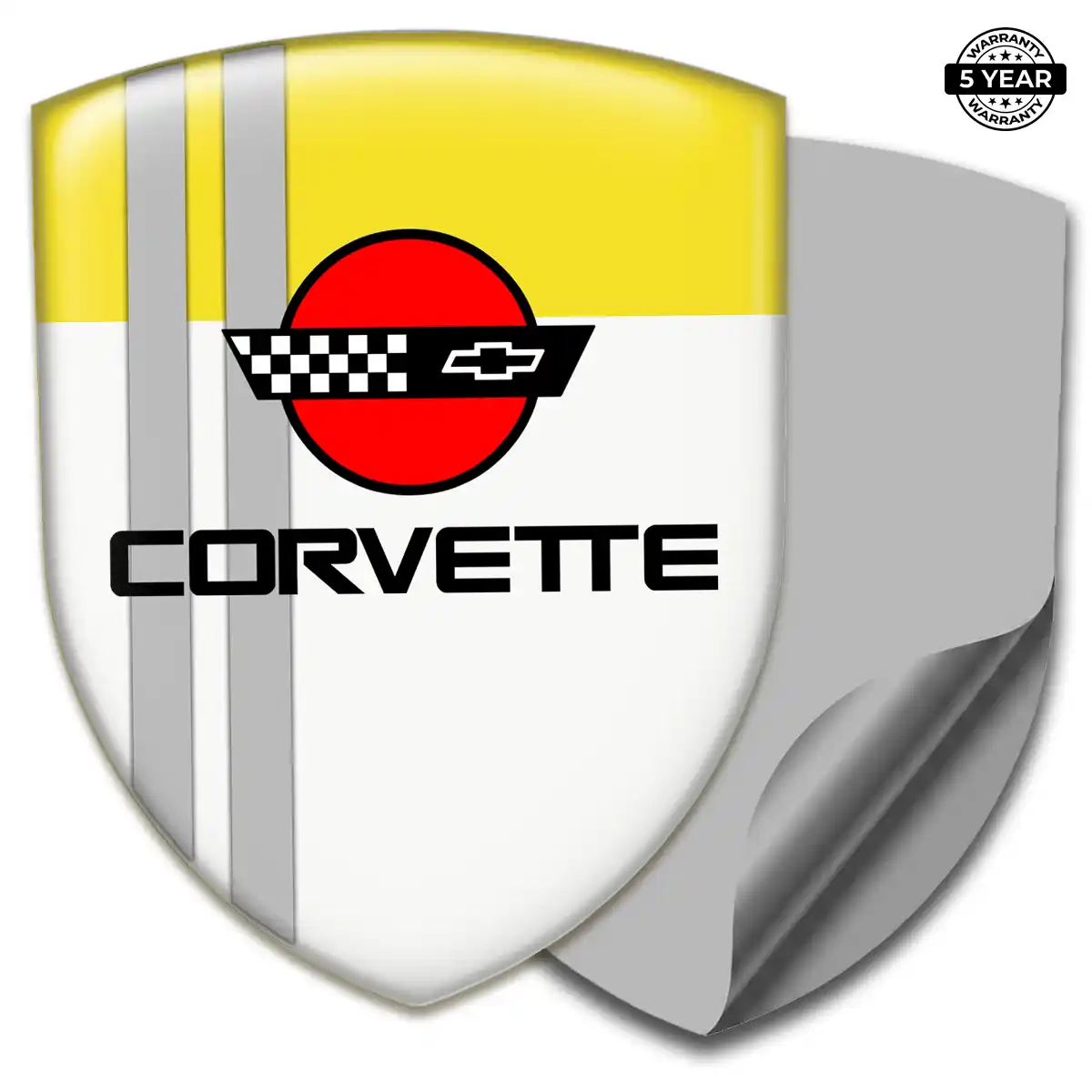 Chevrolet Corvette Vehicle Logo Sticker Superior Craft