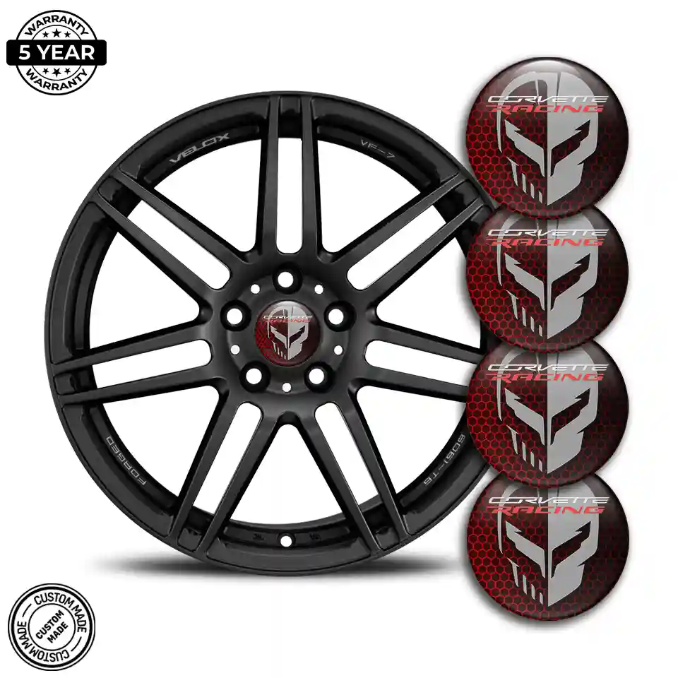 Chevrolet Corvette Wheel Emblem Self-Adhesive High Quality