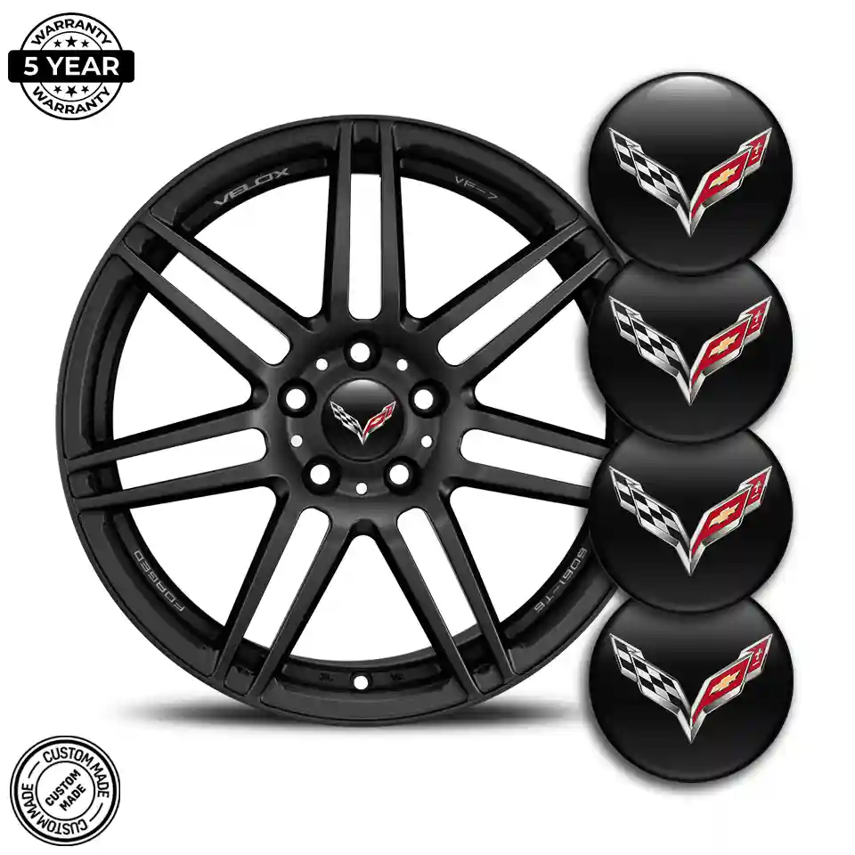 Chevrolet Corvette Wheel Emblem Self-Adhesive Limited Edition