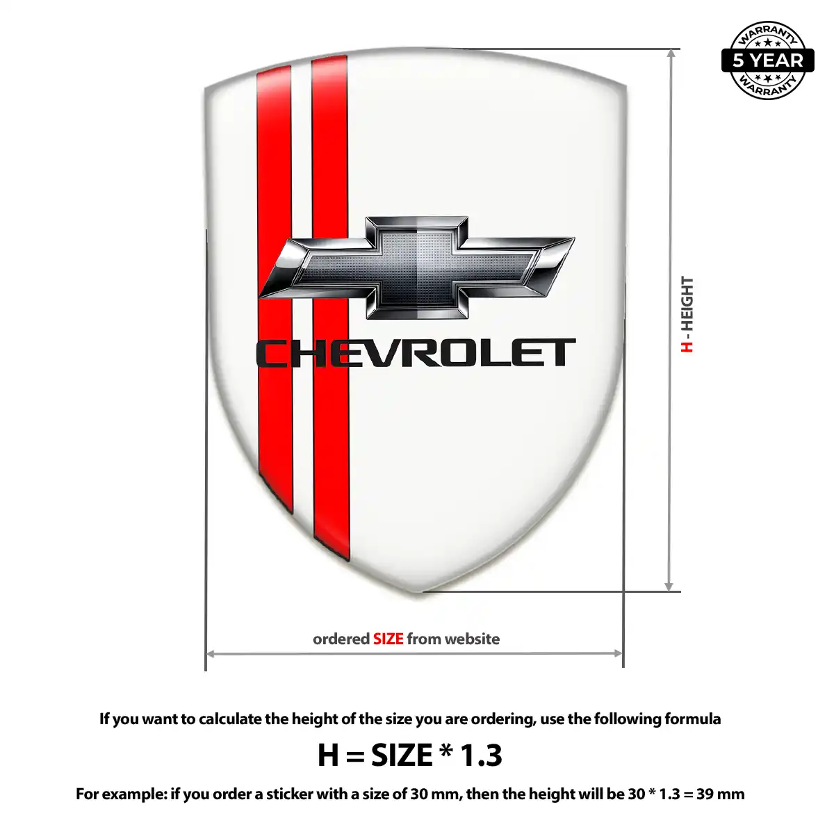 Chevrolet Crest Emblem Elite Finish