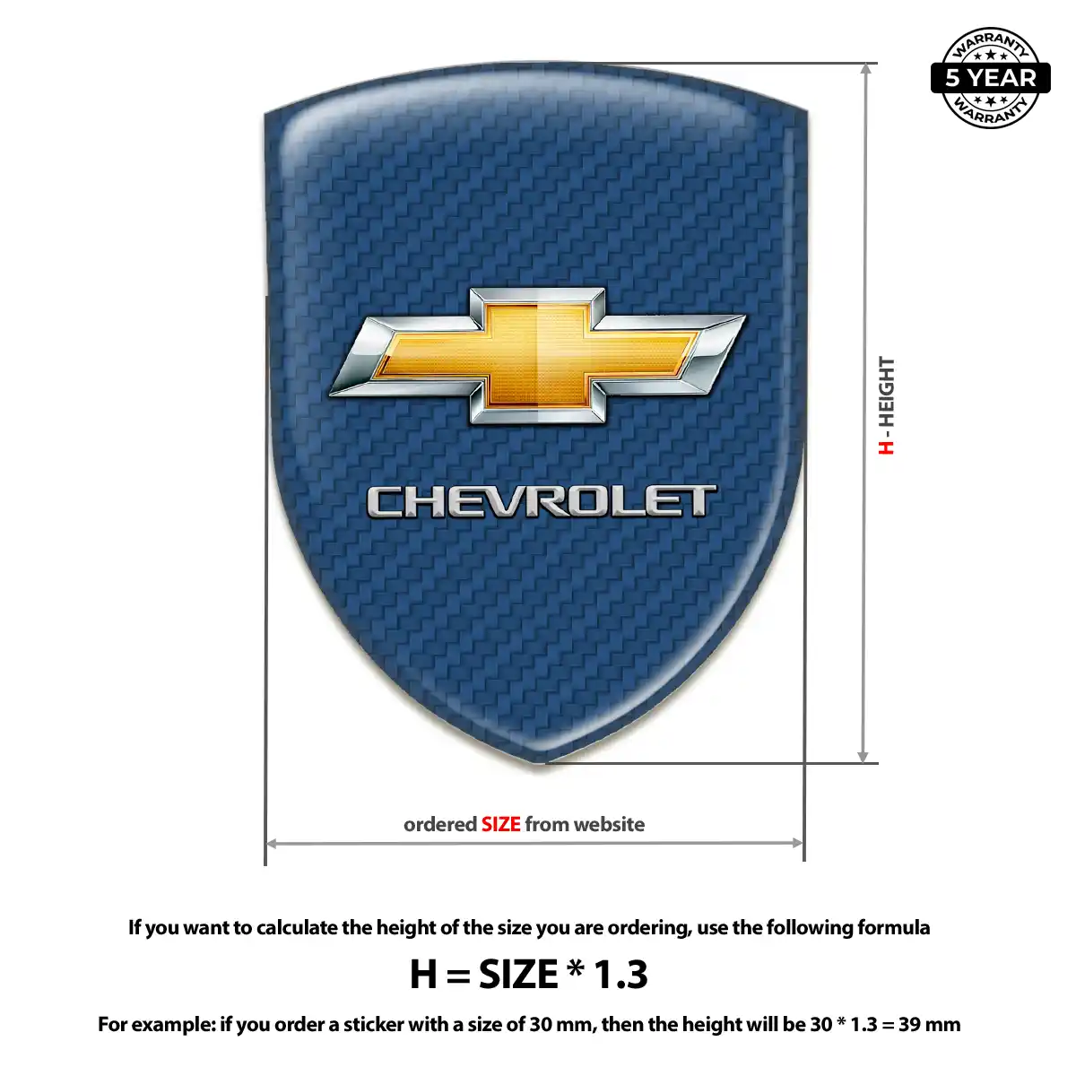 Chevrolet Crest Emblem Prestige Line