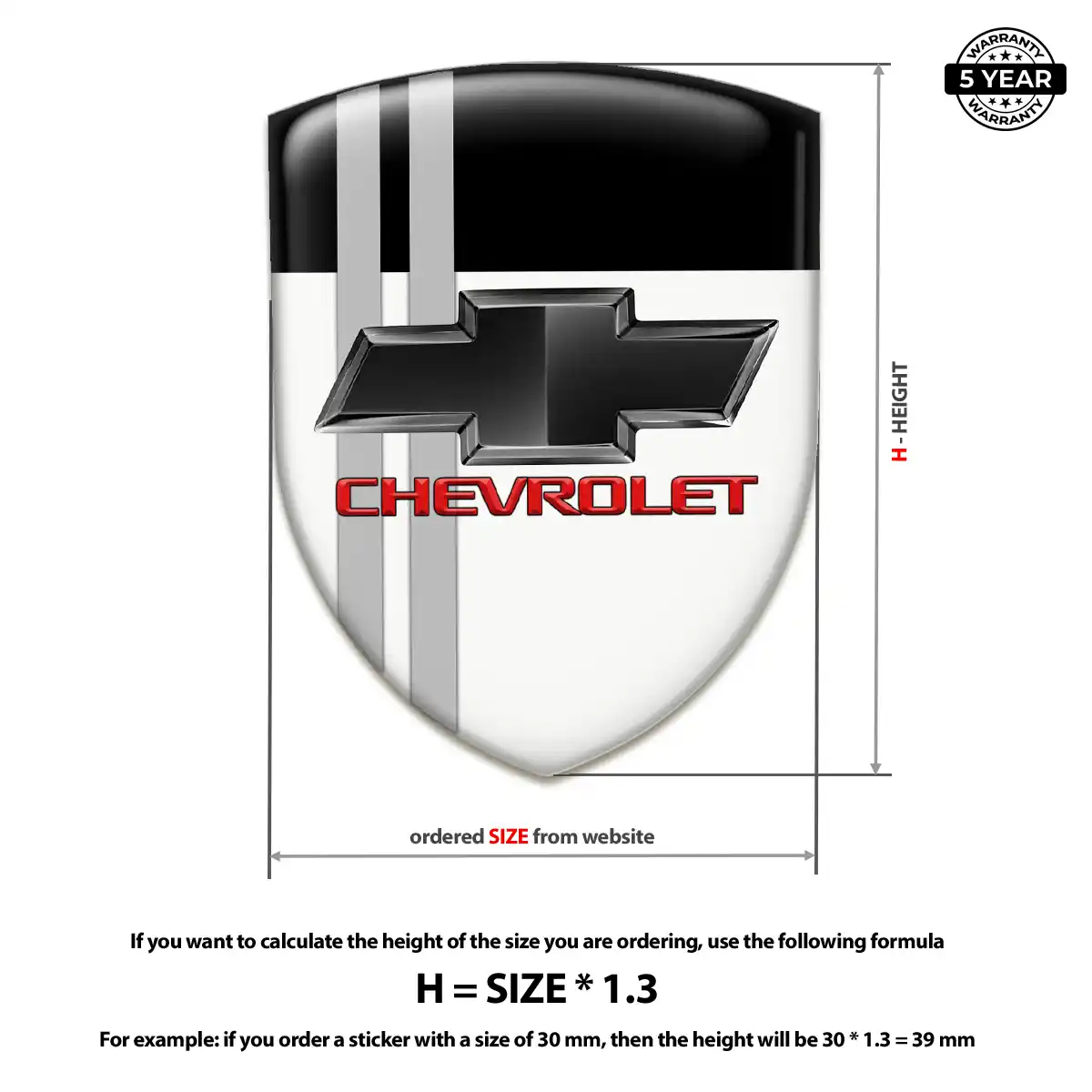Chevrolet Crest Emblem Prime Quality