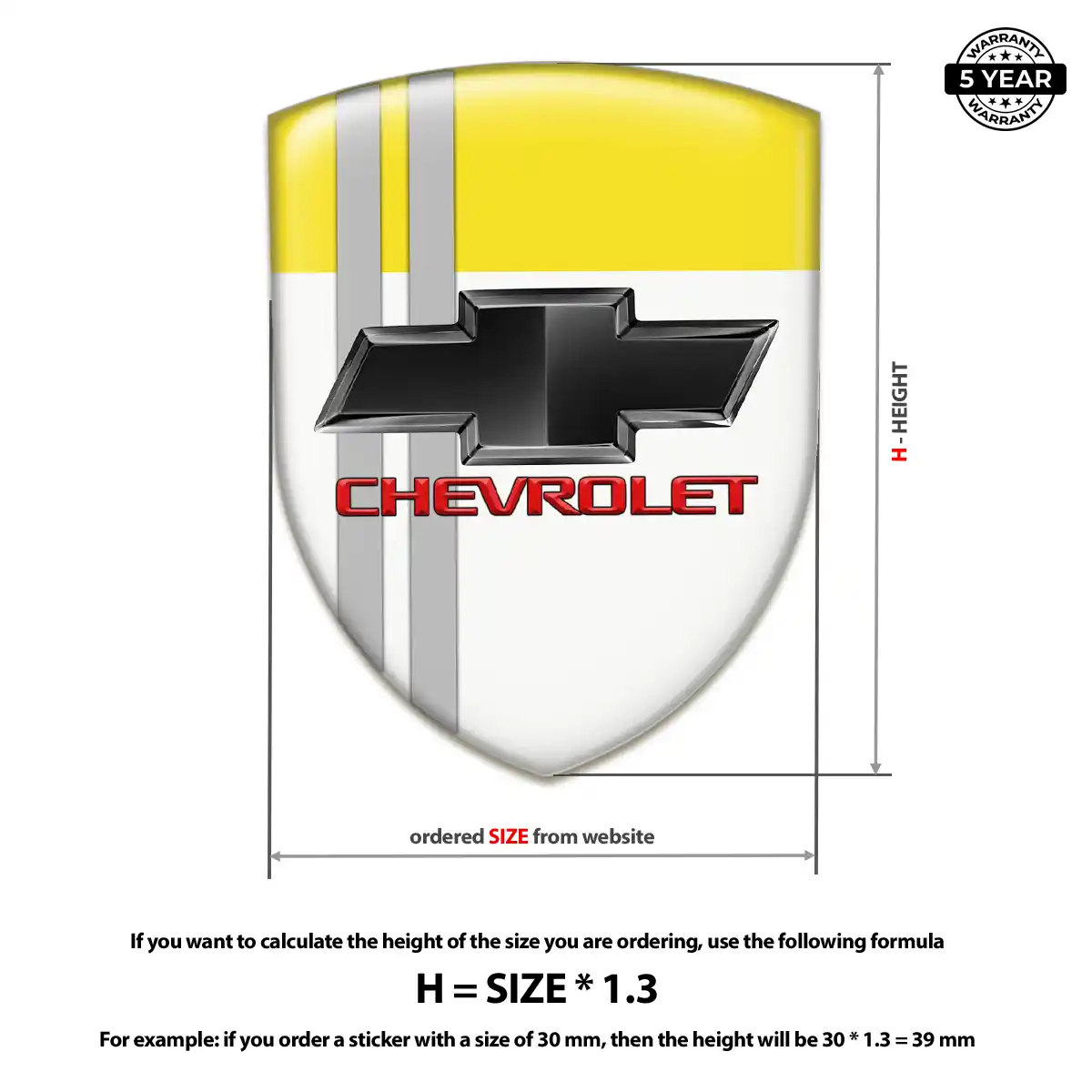 Chevrolet Crest Emblem Signature Grade