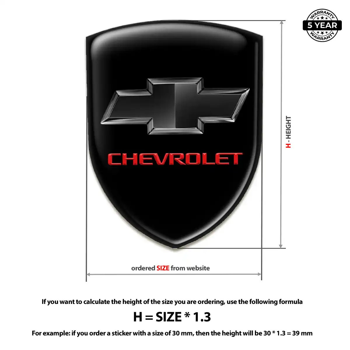 Chevrolet Crest Emblem Sleek Style