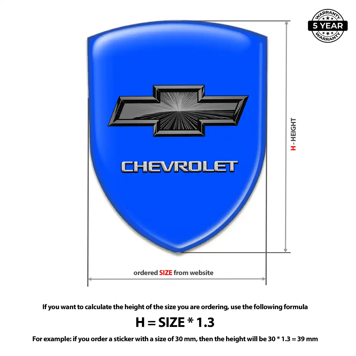 Chevrolet Crest Logo Emblem Sleek Style