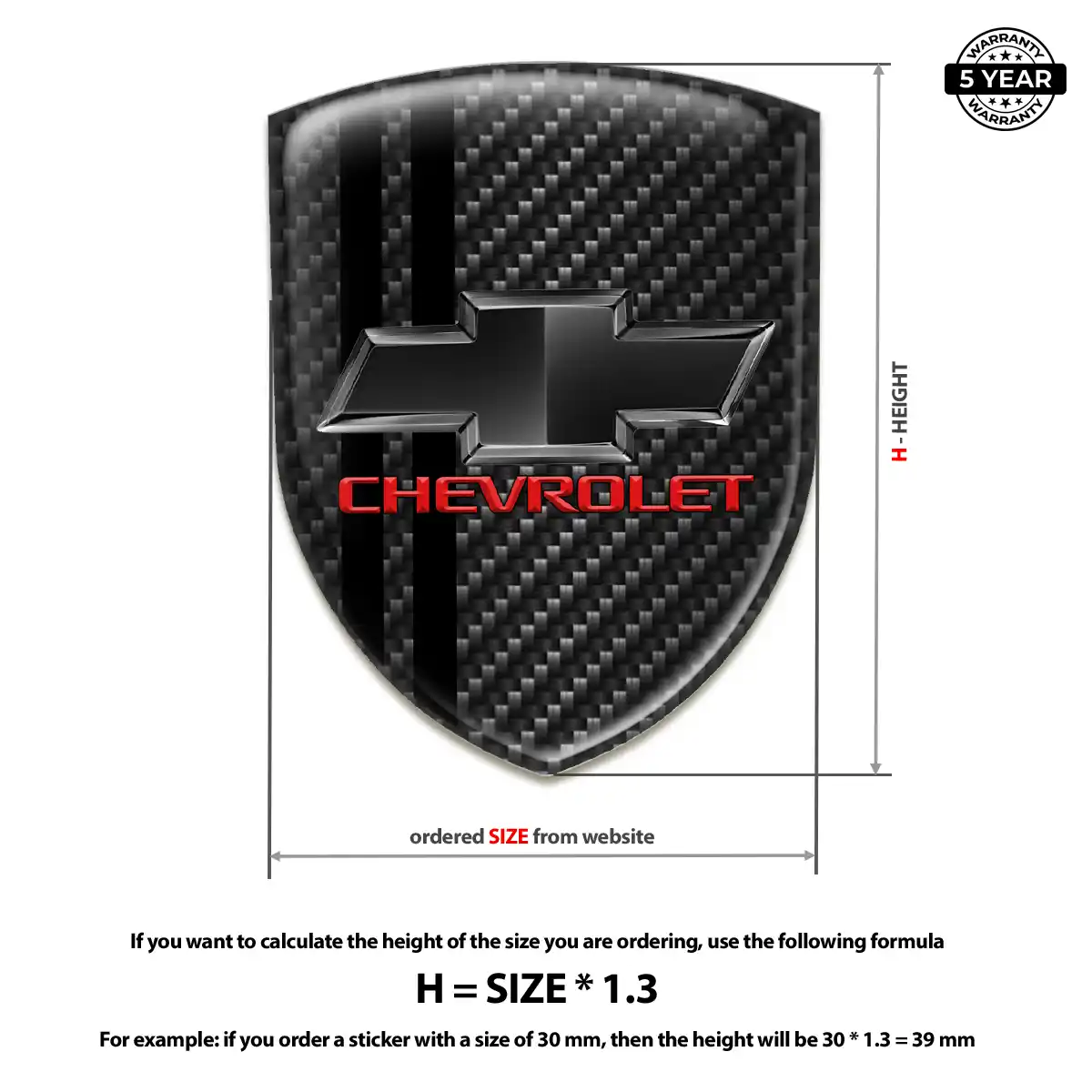 Chevrolet Crest Logo Emblem Superior Craft