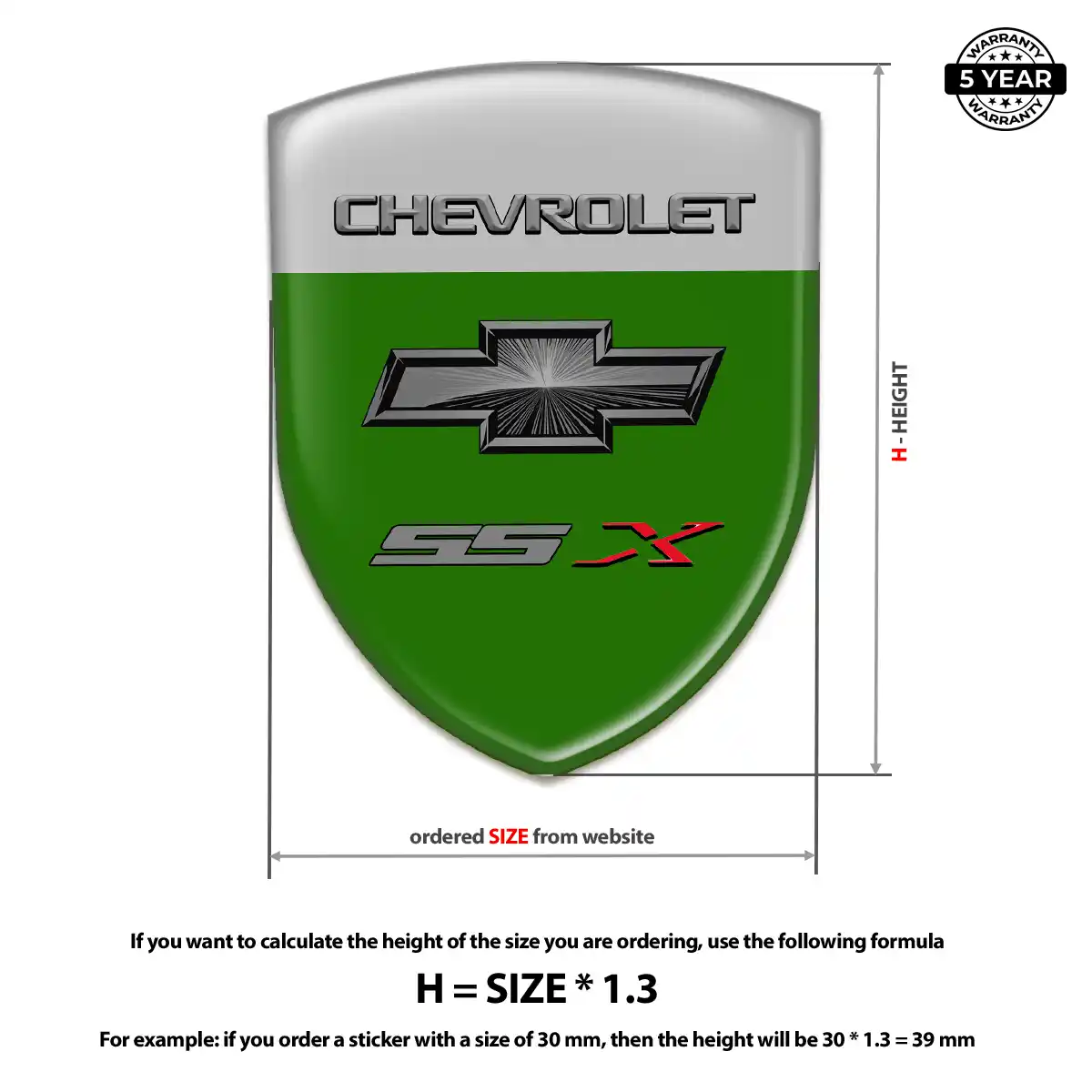 Chevrolet Domed Badge Signature Grade