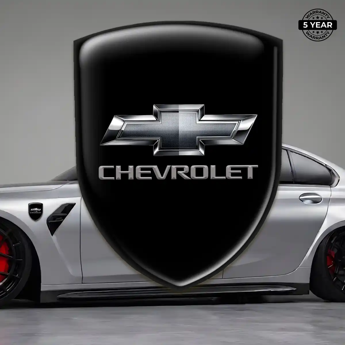 Chevrolet Domed Car Sticker Prime Quality