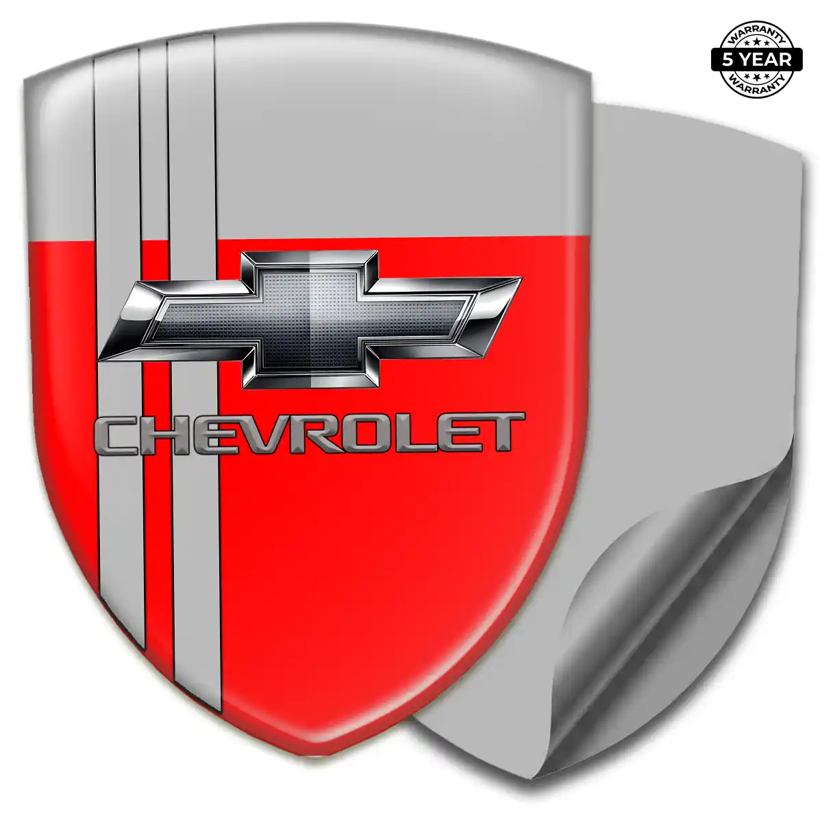 Chevrolet Domed Car Sticker Signature Grade