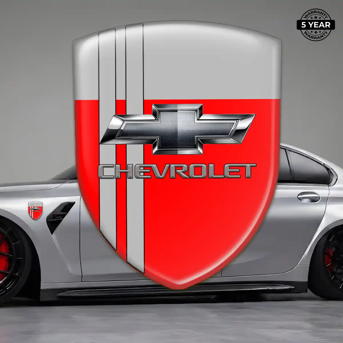 Chevrolet Domed Car Sticker Signature Grade