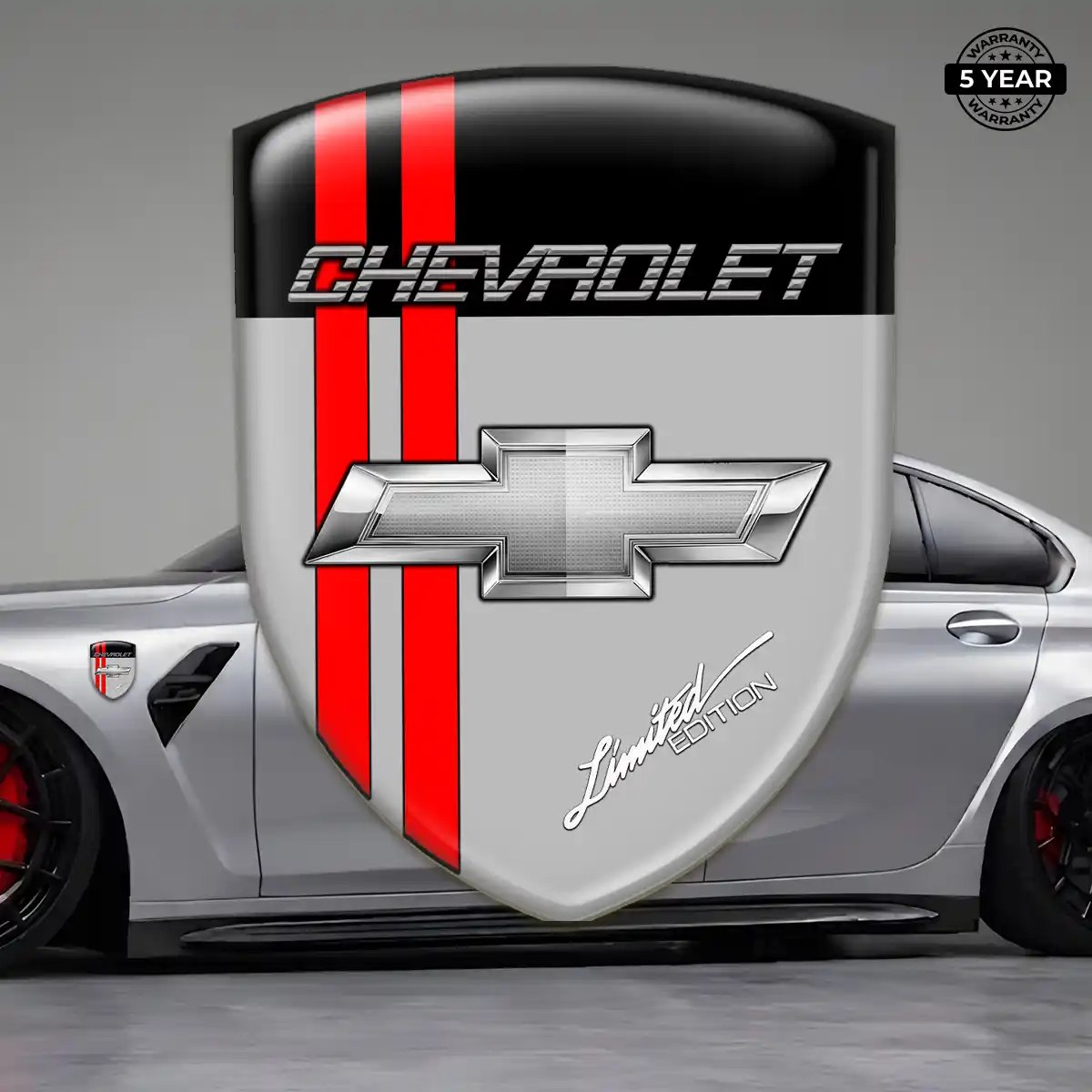 Chevrolet Domed Car Sticker Superior Craft