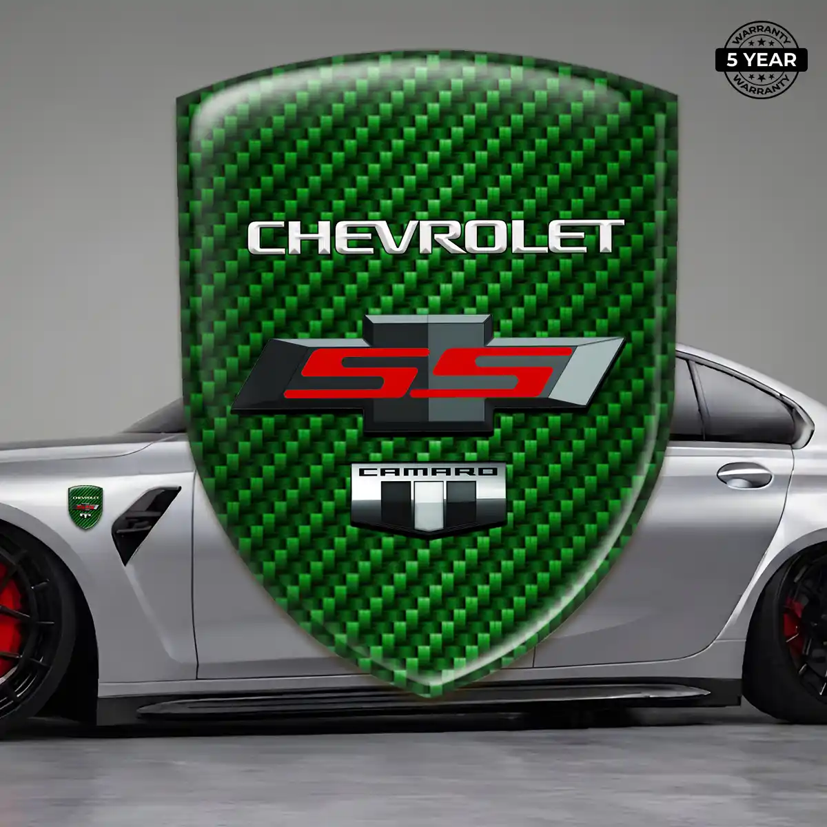 Chevrolet Domed Decal Sleek Style
