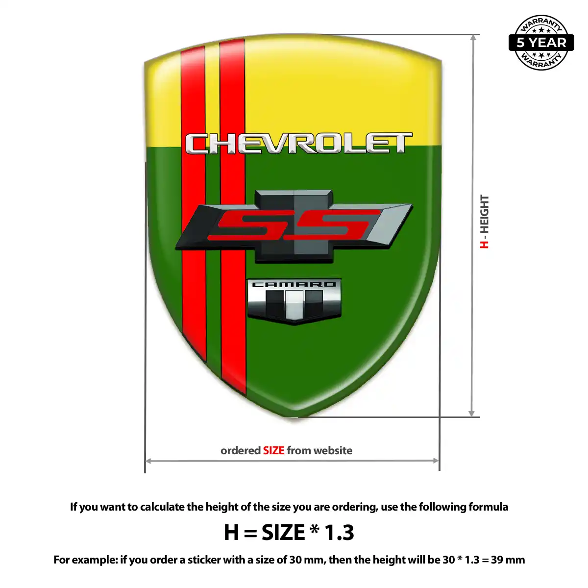 Chevrolet Domed Emblem Exclusive Series