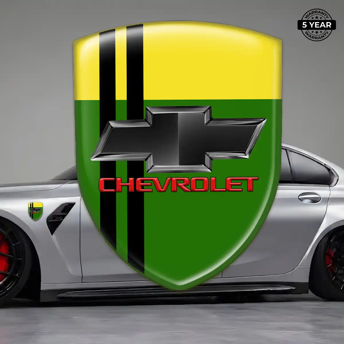 Chevrolet Domed Logo Decal Refined Design
