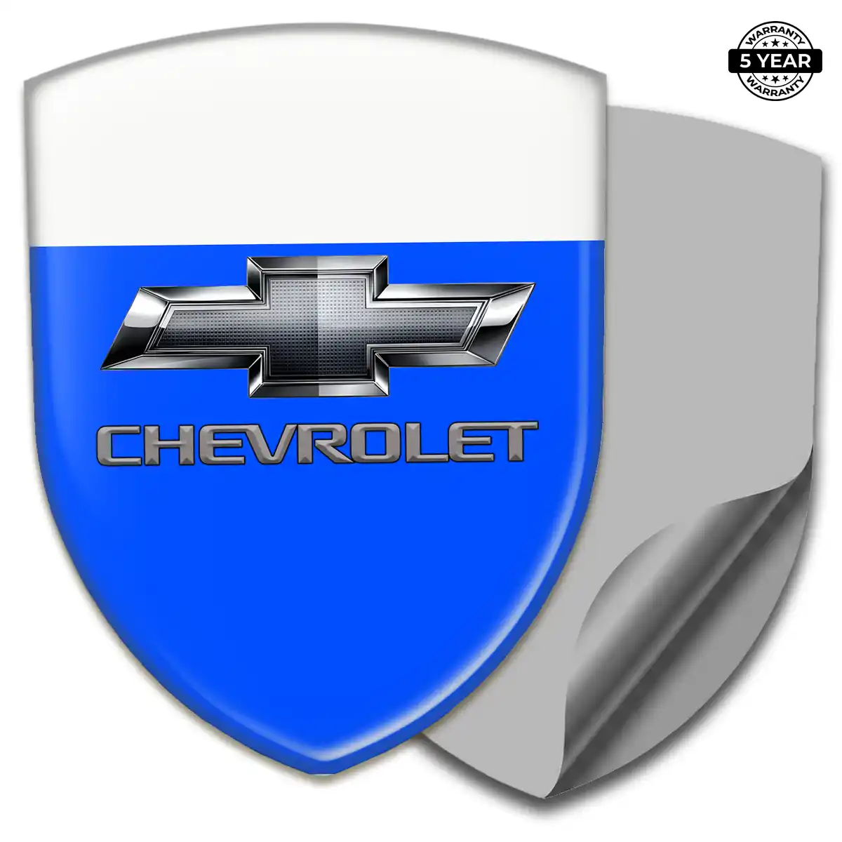 Chevrolet Domed Logo Sticker Sleek Style