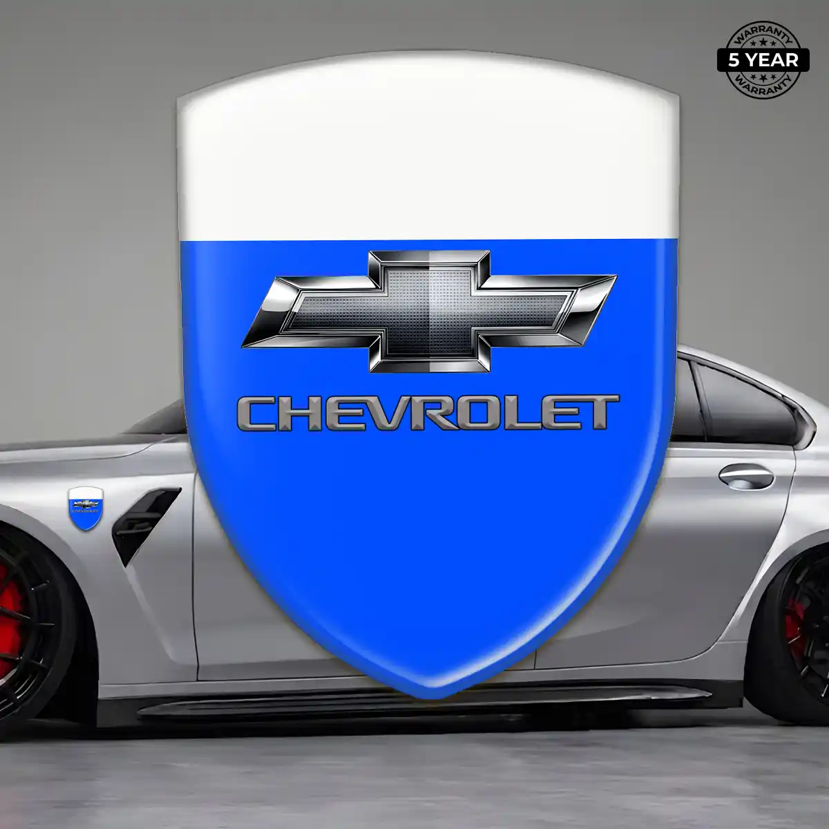 Chevrolet Domed Logo Sticker Sleek Style