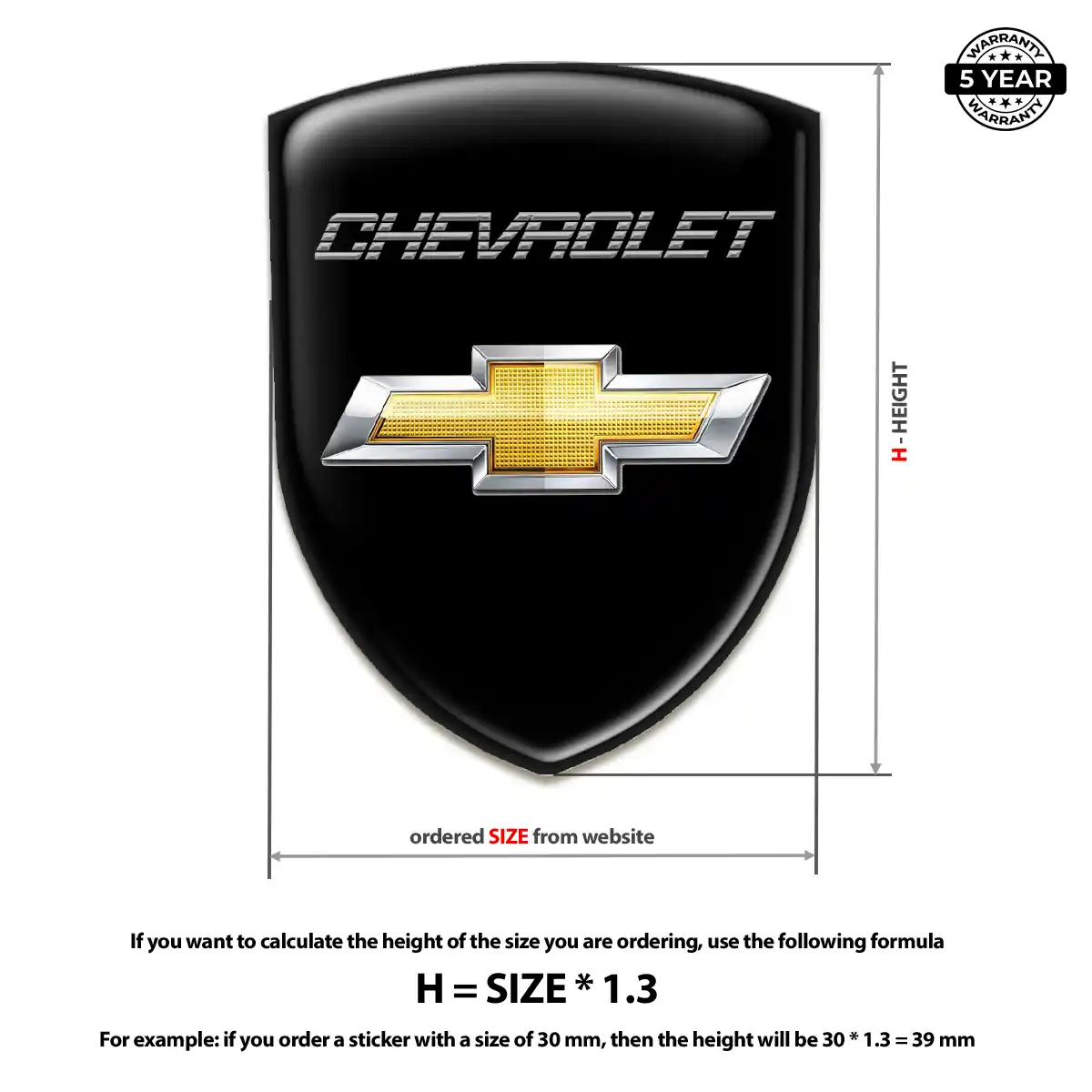 Chevrolet Emblem Badge Logo Refined Design