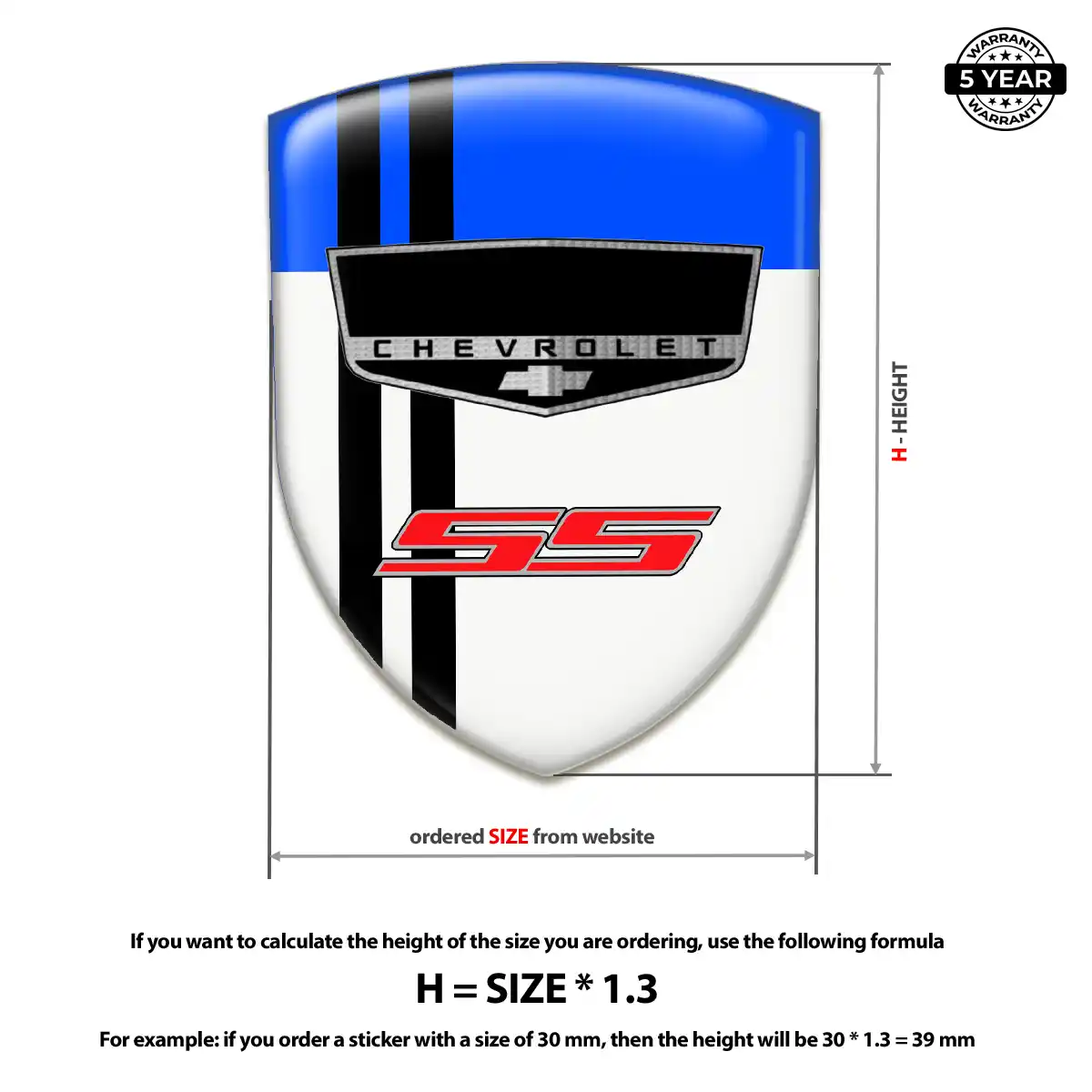 Chevrolet Emblem Badge Logo Superior Craft