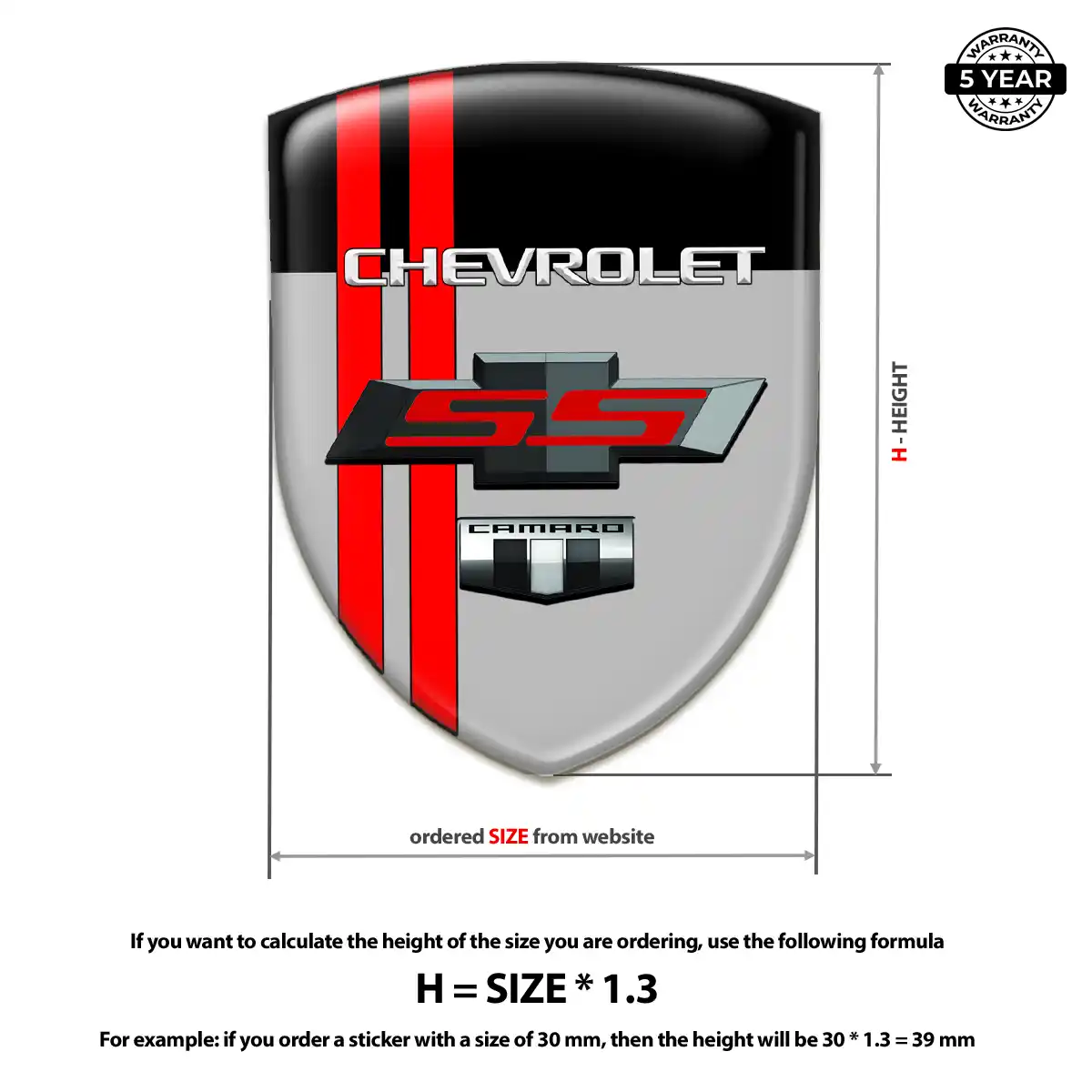Chevrolet Emblem Badge Superior Craft