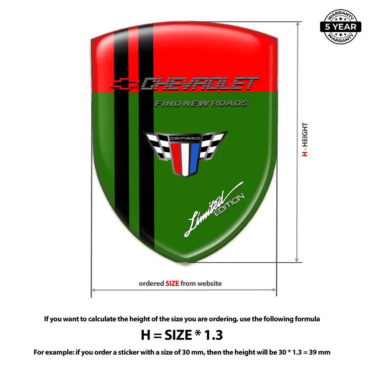 Chevrolet Emblem Crest Elite Finish