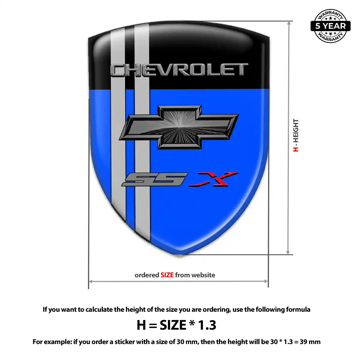 Chevrolet Emblem Crest Prestige Line