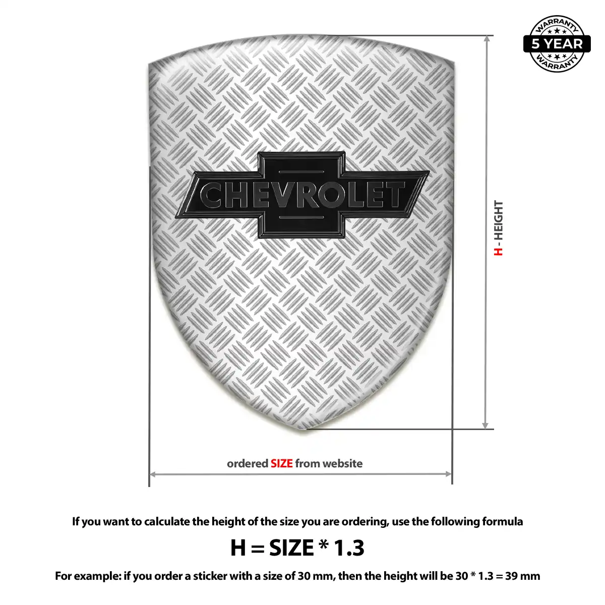 Chevrolet Emblem Crest Refined Design