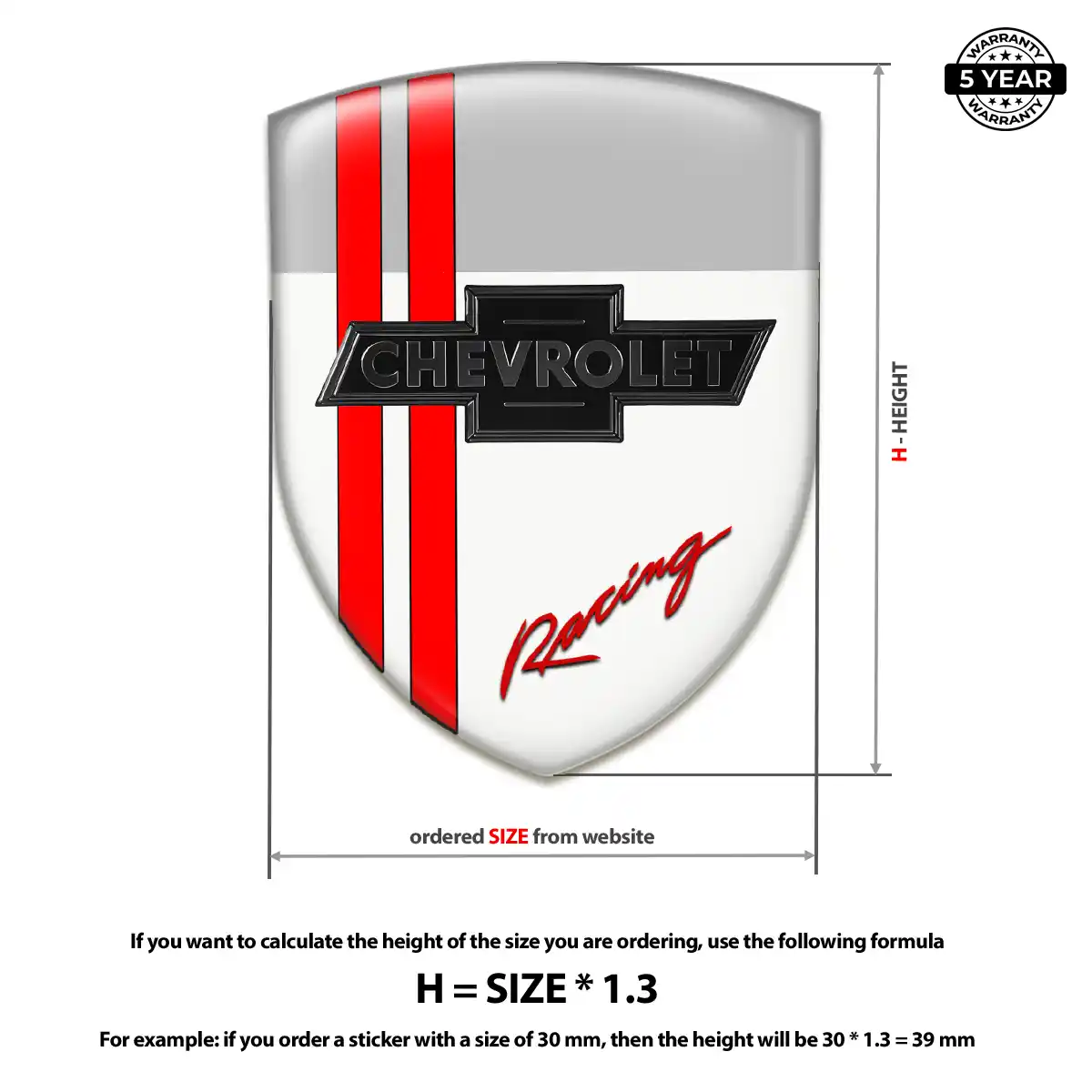 Chevrolet Emblem Crest Sleek Style