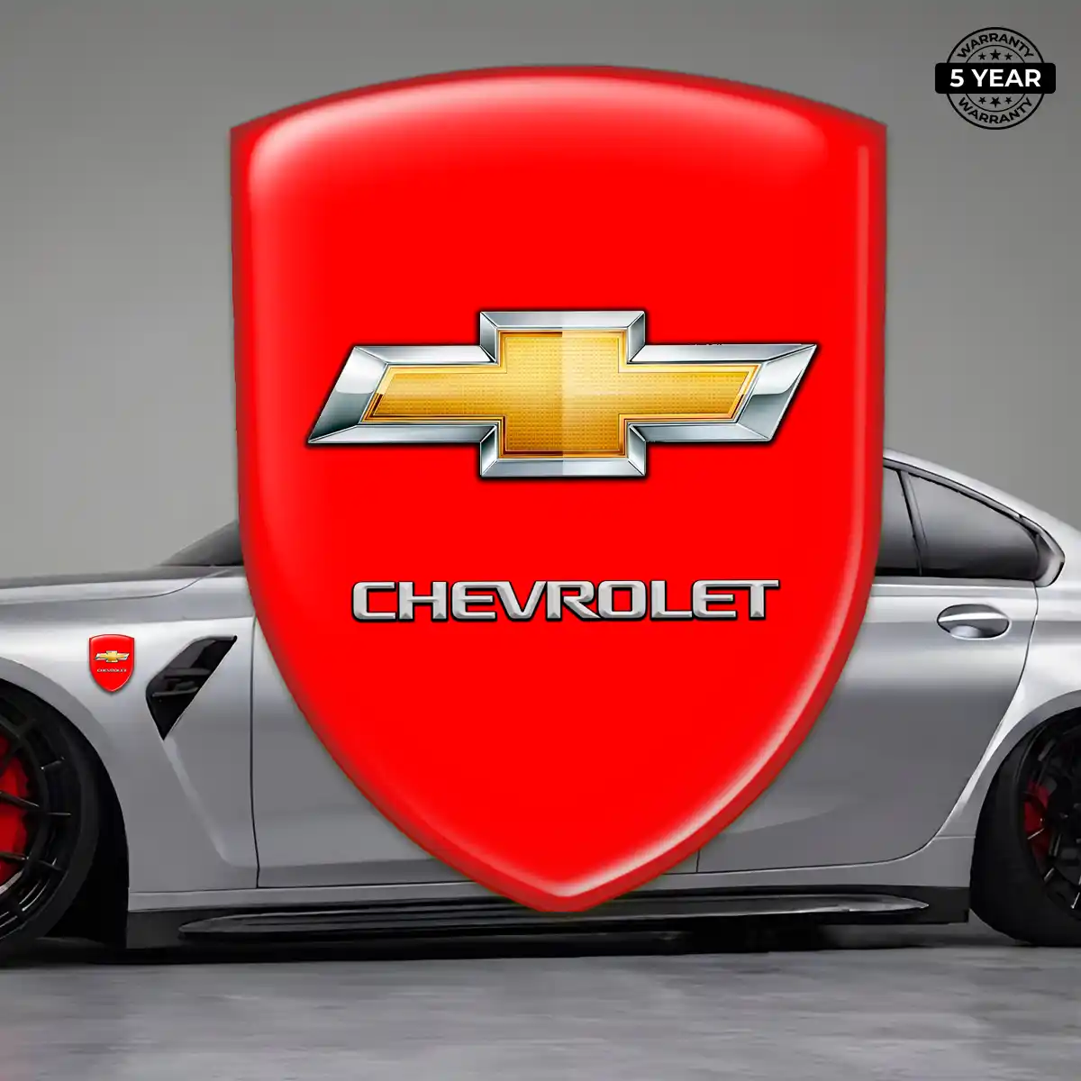 Chevrolet Emblem Domed Badge Elite Finish
