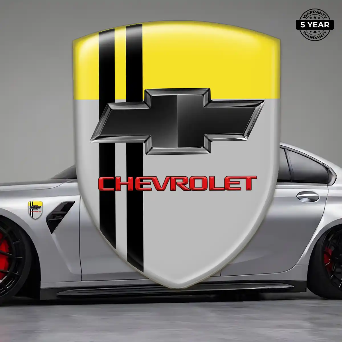 Chevrolet Emblem Domed Badge Refined Design