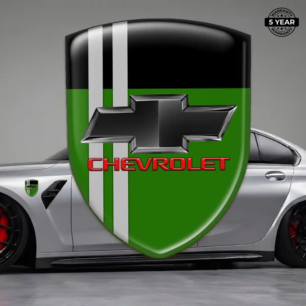 Chevrolet Emblem Domed Badge Sleek Style