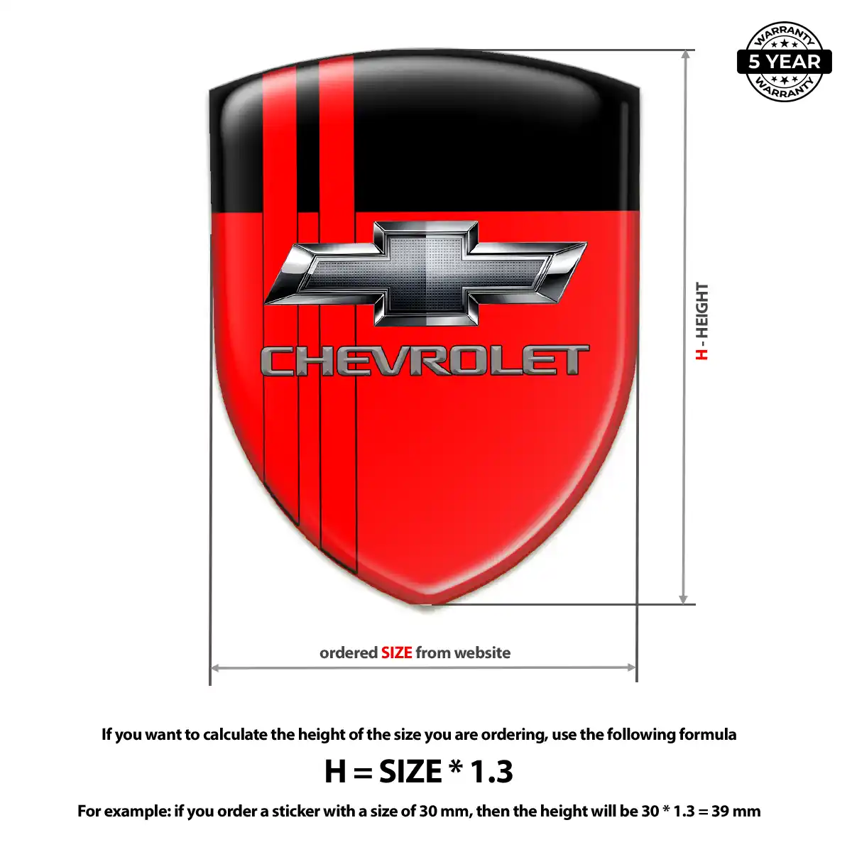 Chevrolet Emblem Logo Badge Refined Design