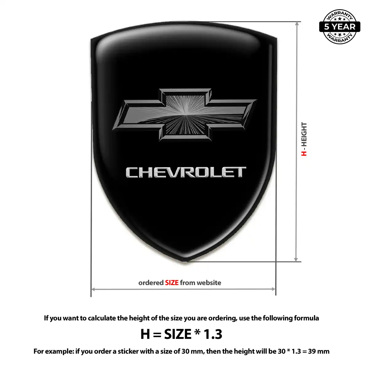 Chevrolet Emblem Logo Badge Sleek Style