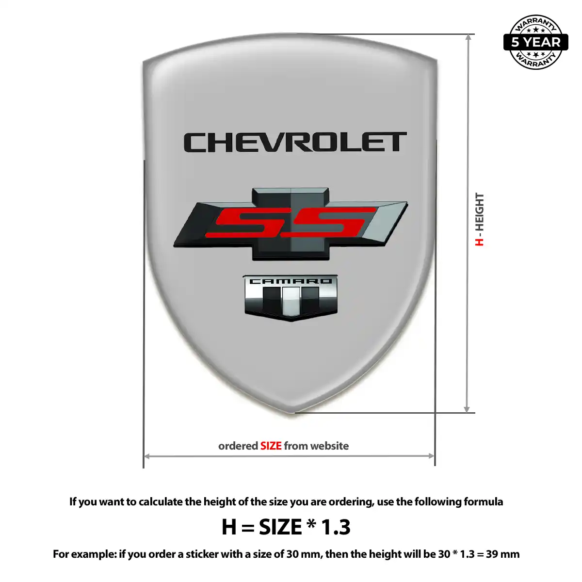 Chevrolet Emblem Logo Elite Finish