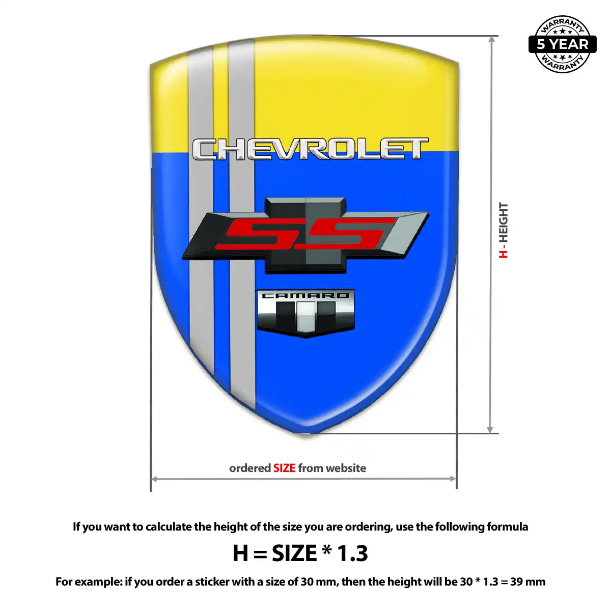 Chevrolet Emblem Logo Prestige Line