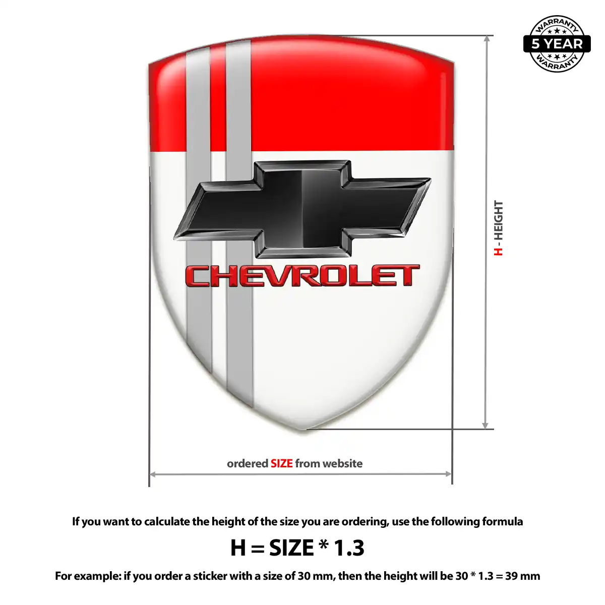 Chevrolet Emblem Logo Prime Quality