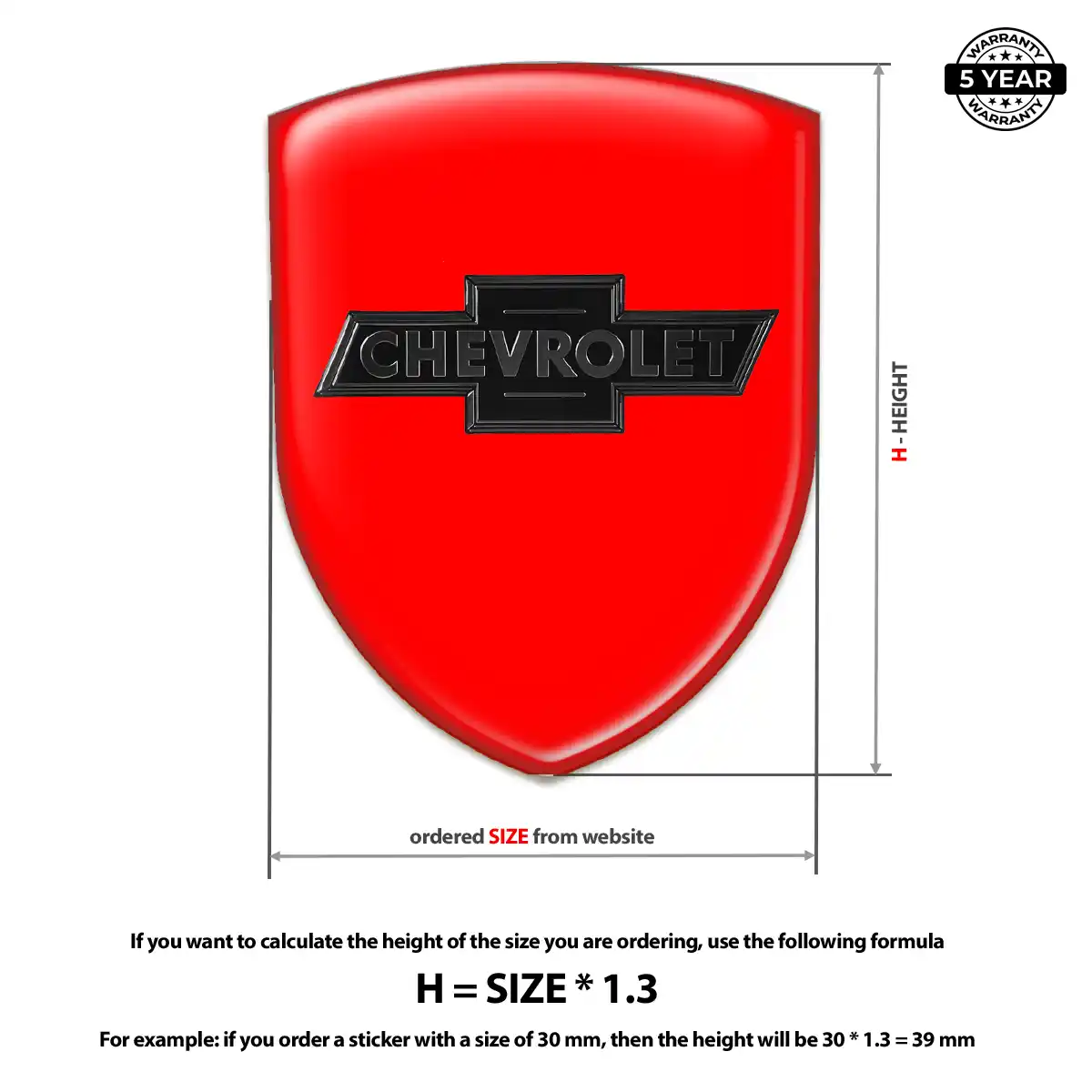 Chevrolet Emblem Logo Signature Grade