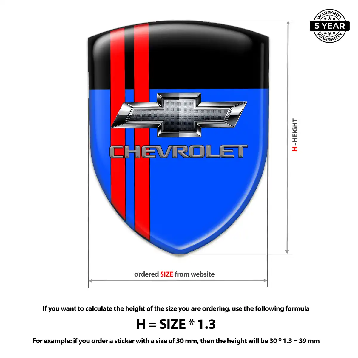 Chevrolet Emblem Logo Superior Craft