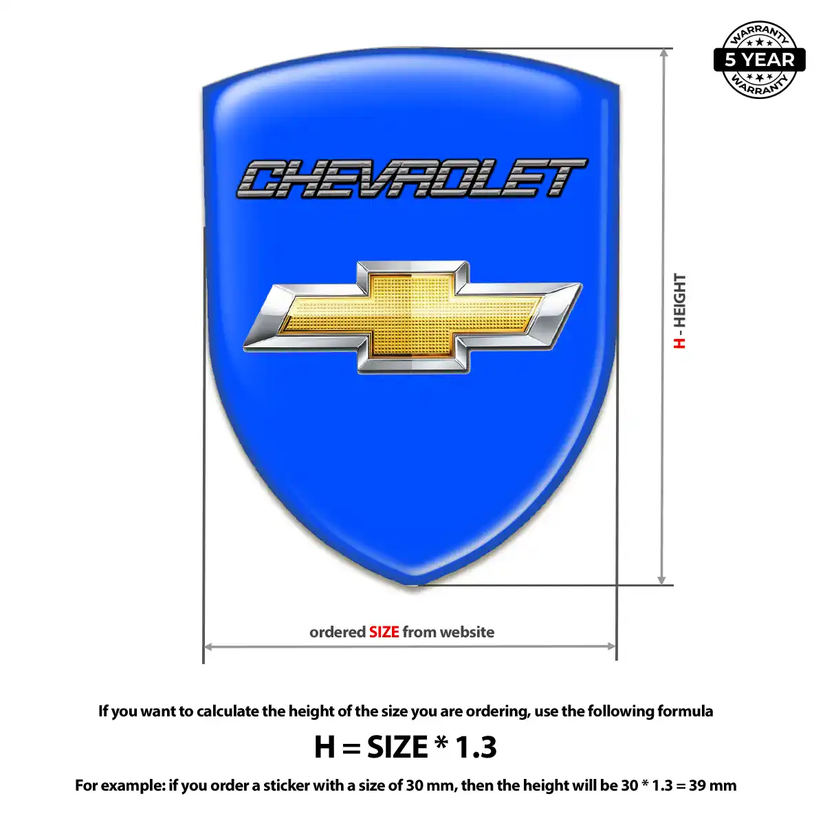 Chevrolet Emblem Prime Quality