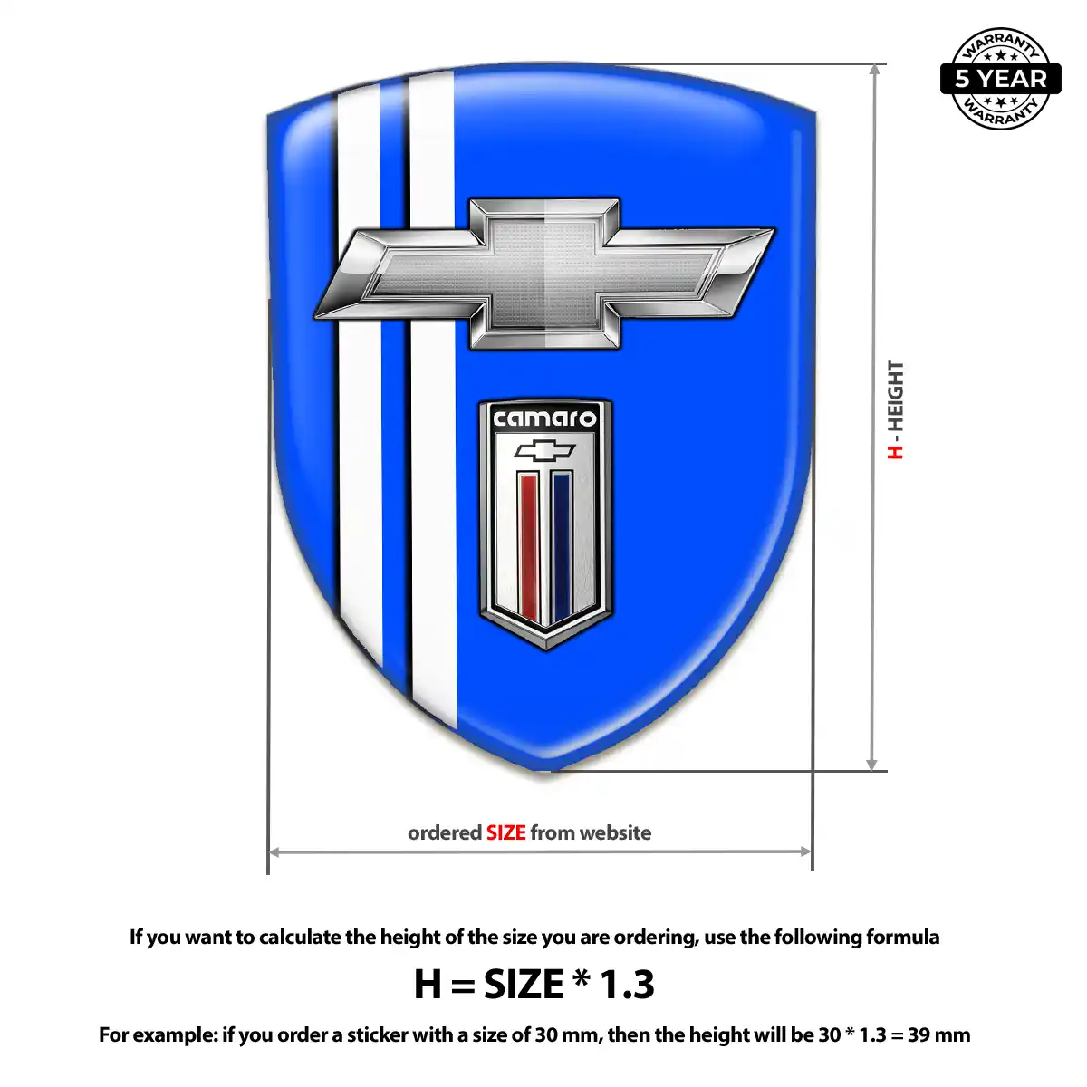 Chevrolet Emblem Shield Elite Finish
