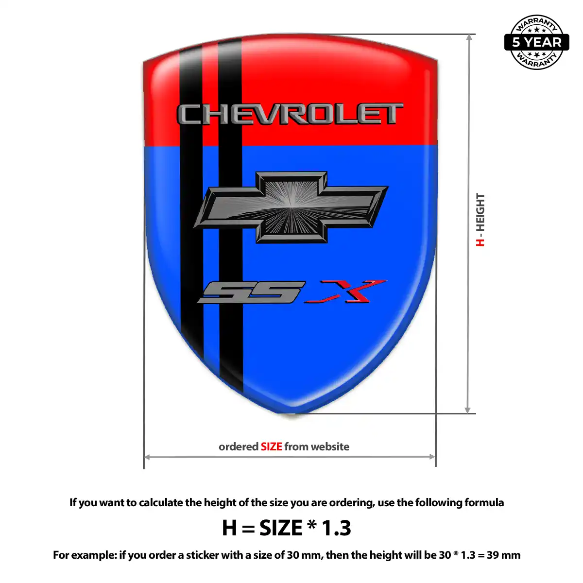 Chevrolet Emblem Shield Refined Design