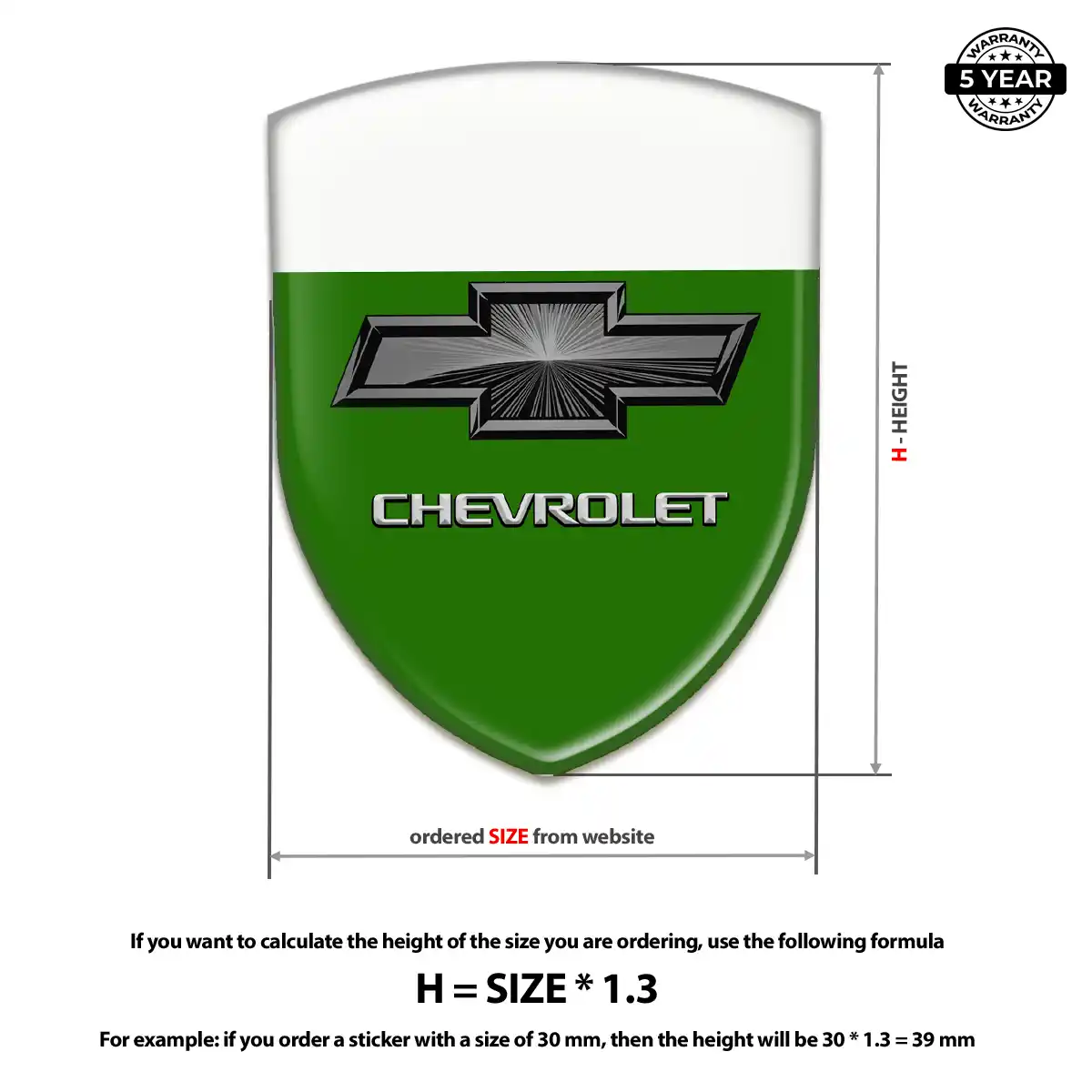 Chevrolet Emblem Silicone Elite Finish
