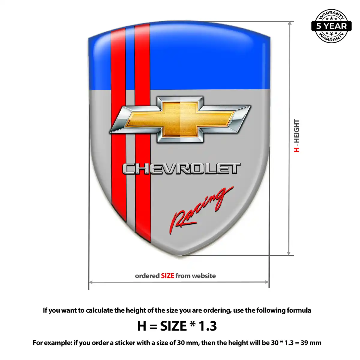 Chevrolet Emblem Silicone Refined Design