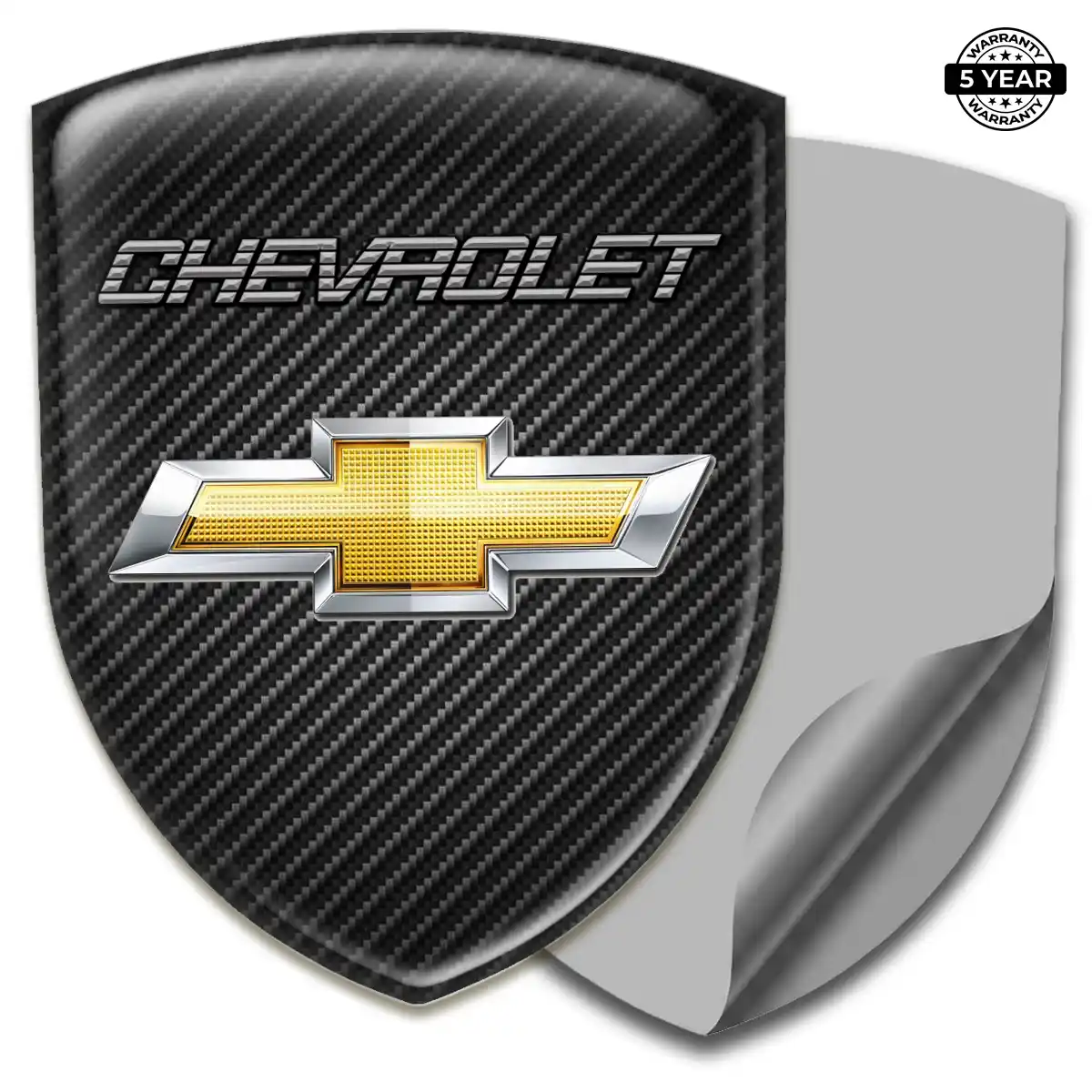 Chevrolet Epoxy Domed Sticker Signature Grade