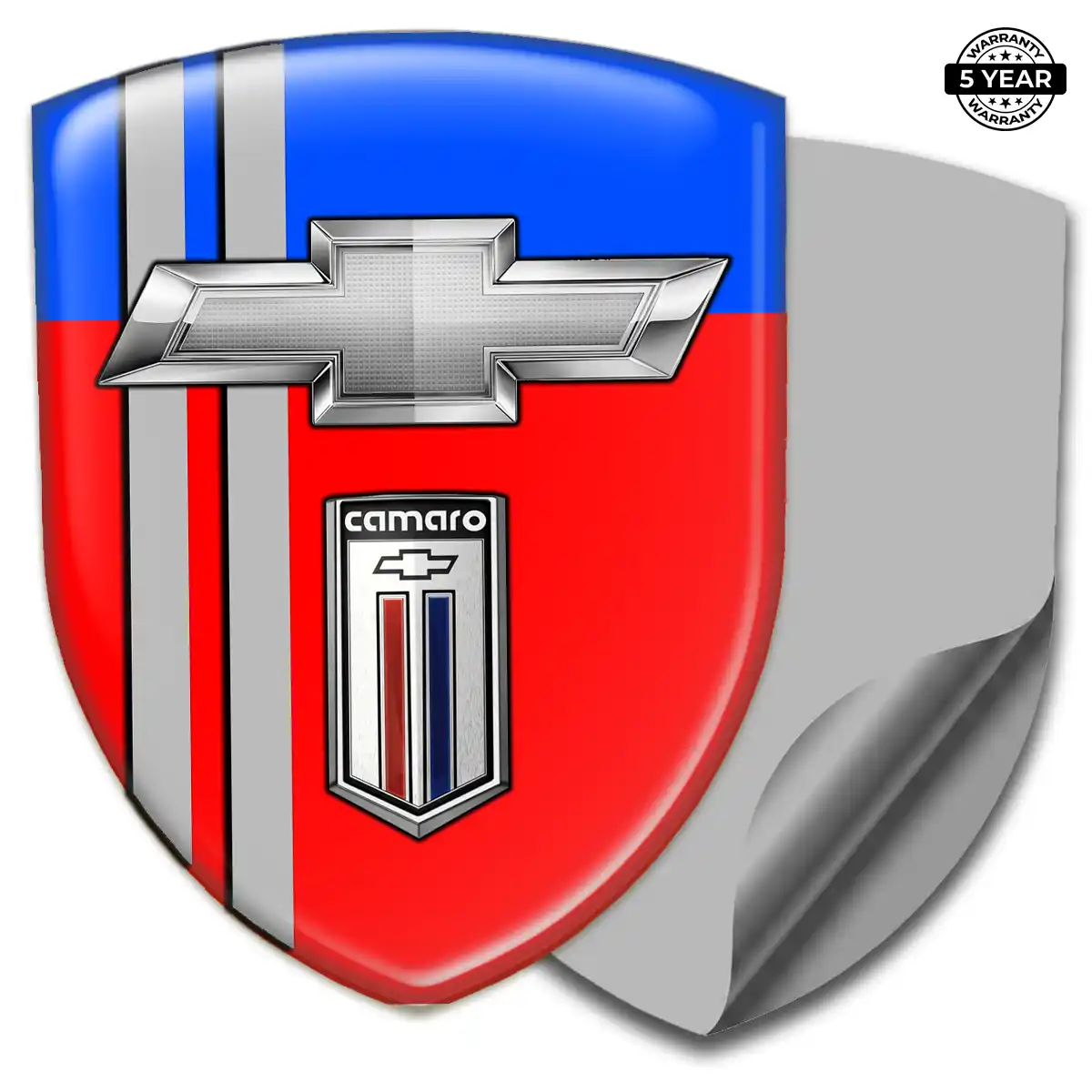 Chevrolet Gel Badge Sticker Refined Design