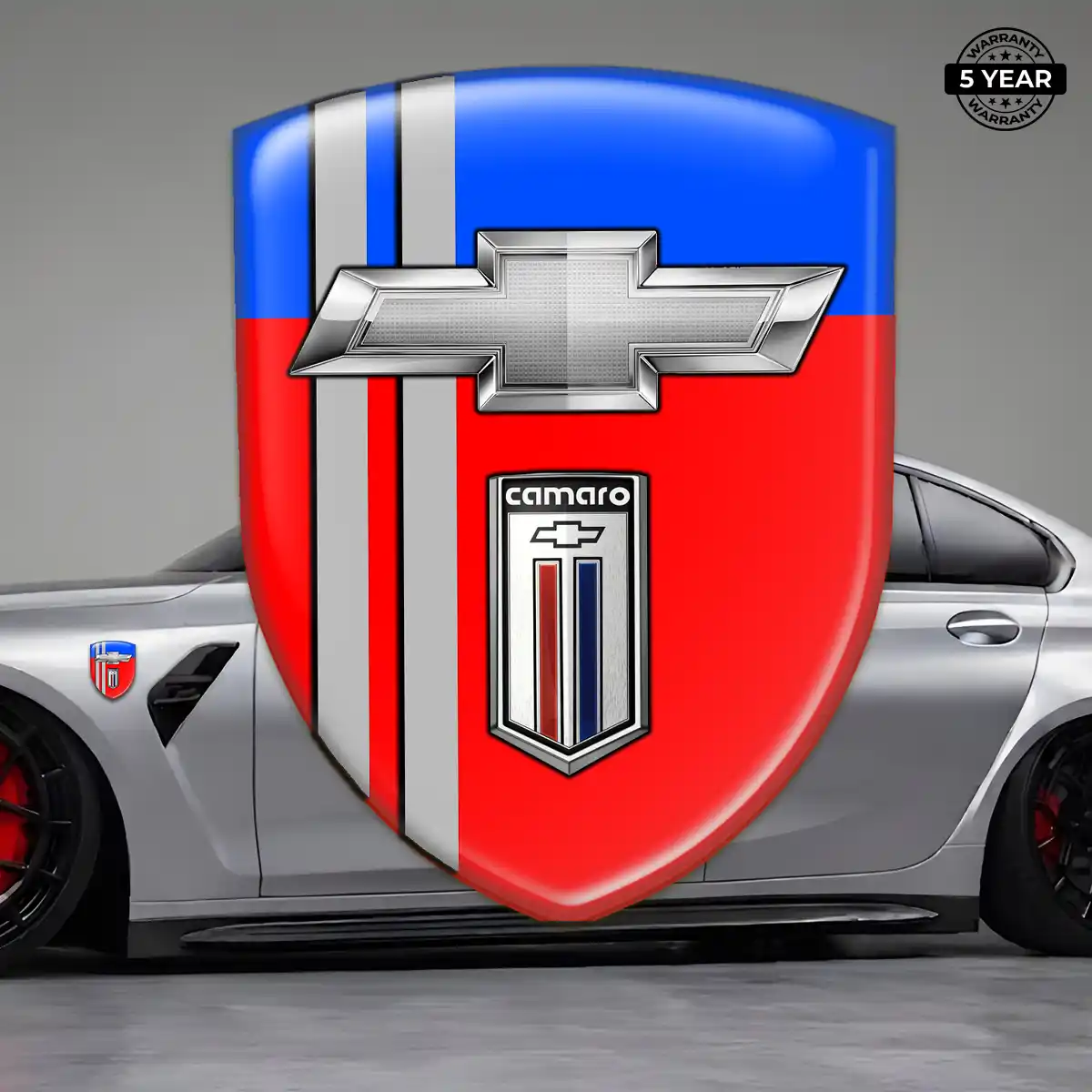 Chevrolet Gel Badge Sticker Refined Design