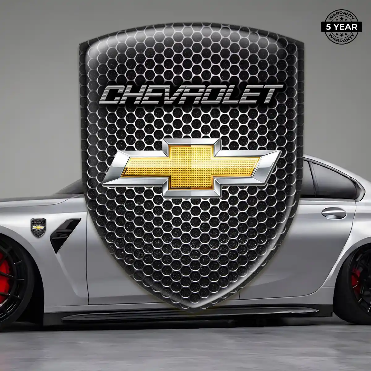 Chevrolet Gel Emblem Sticker Refined Design