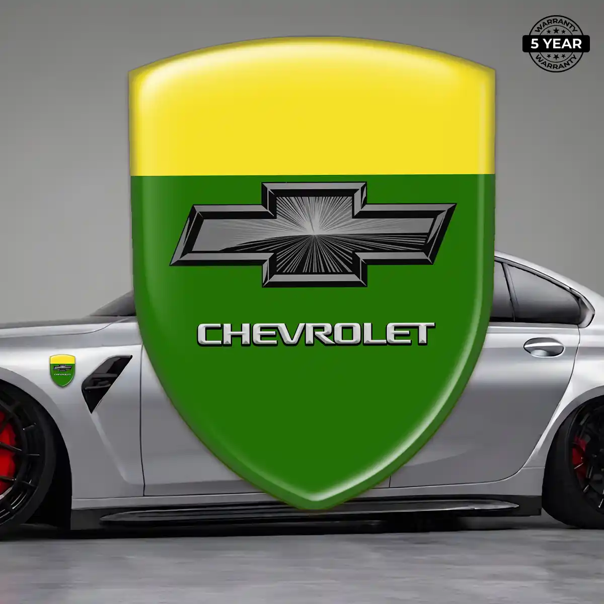 Chevrolet Gel Emblem Sticker Sleek Style