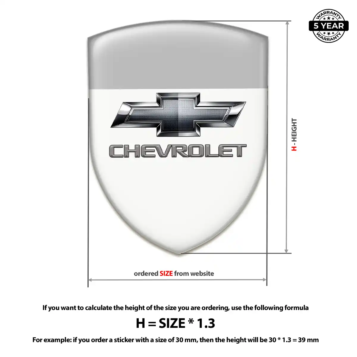 Chevrolet Logo Badge Exclusive Series